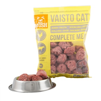 MUSH Vaisto Cat Gul Kyckling-Nöt Helfoder för kattunge & vuxen